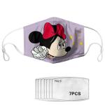 3D Cartoon Printed Washable Mouth Face Mask