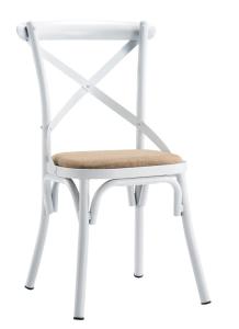 Quality Romatic Cross Back Metal Wedding Chair wholesale