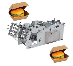 Quality High Efficiency Hamburger Box Making Machine 4KW Long Using Life wholesale