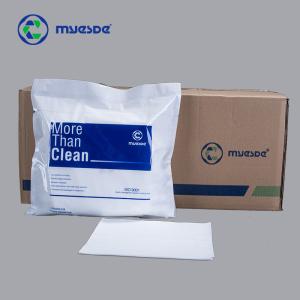 Quality Polyester Cleanroom Wipers 9x9 Lint Free Class 100 OEM Service wholesale