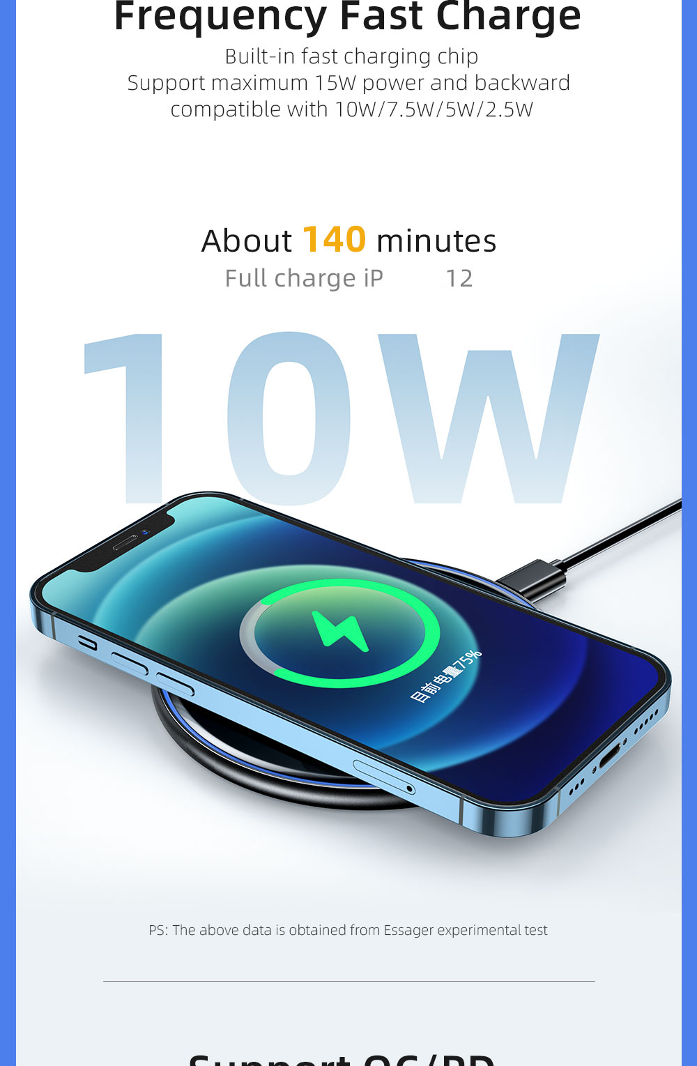 Lamp Desktop Magnetic Wireless Charger 15W For Ip 12 HUAWEI XIAOMI