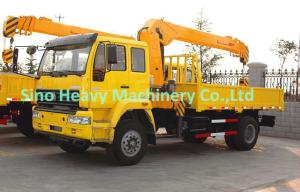 Quality Diesel SQ5SK3Q Truck Mounted Crane , 5 TON Telescoping Boom Crane wholesale