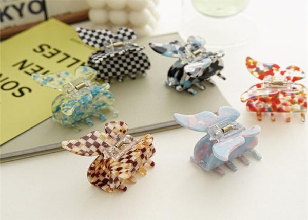 Acetic acid animal butterfly shape girls clip hair clipper temperament hair