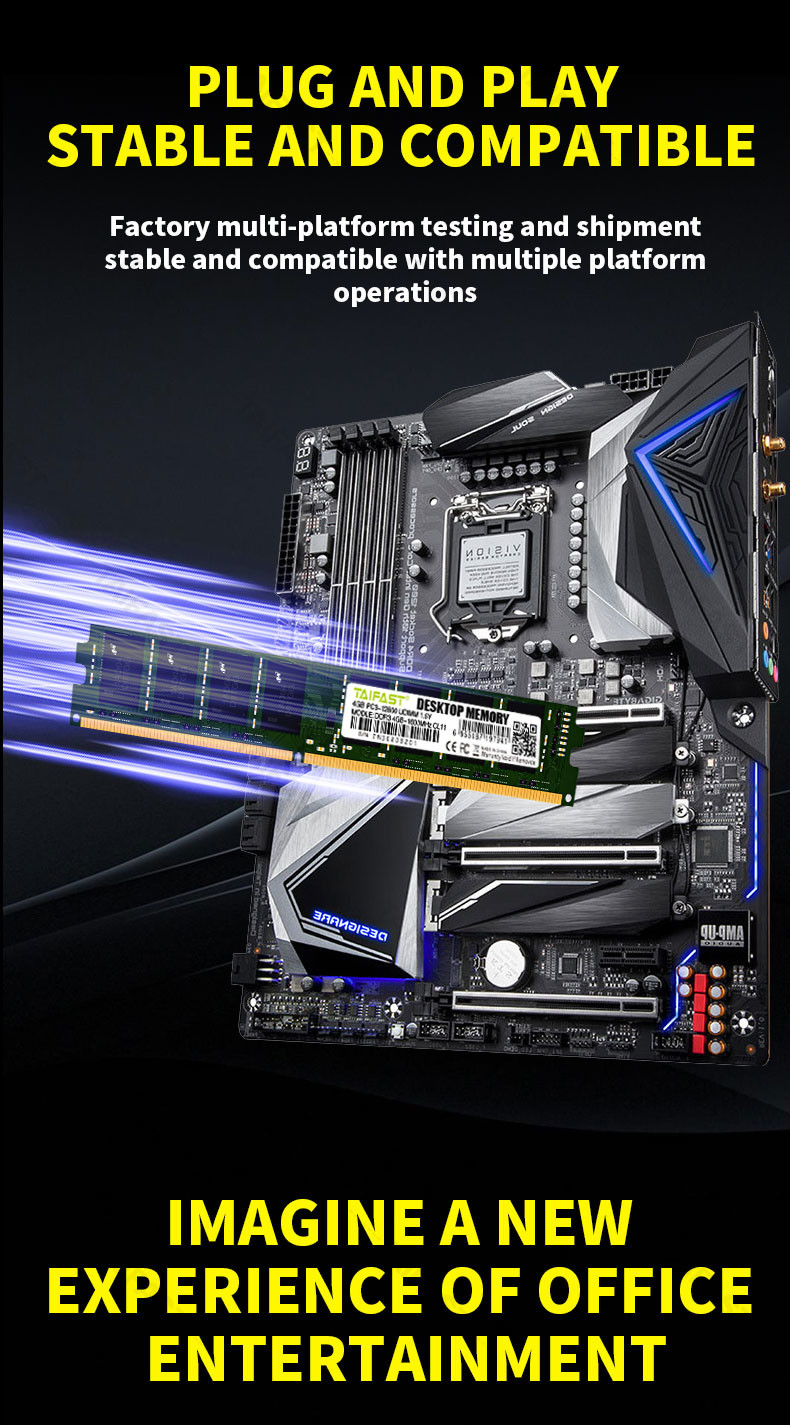Micron 4GB DDR3 Ram For PC Desktop PC3-12800 1600MHZ 1.5V