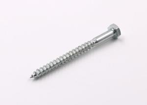 Quality Interior Decoration Mild Steel Wood Screws Galvanized DIN571 With Hex Head wholesale