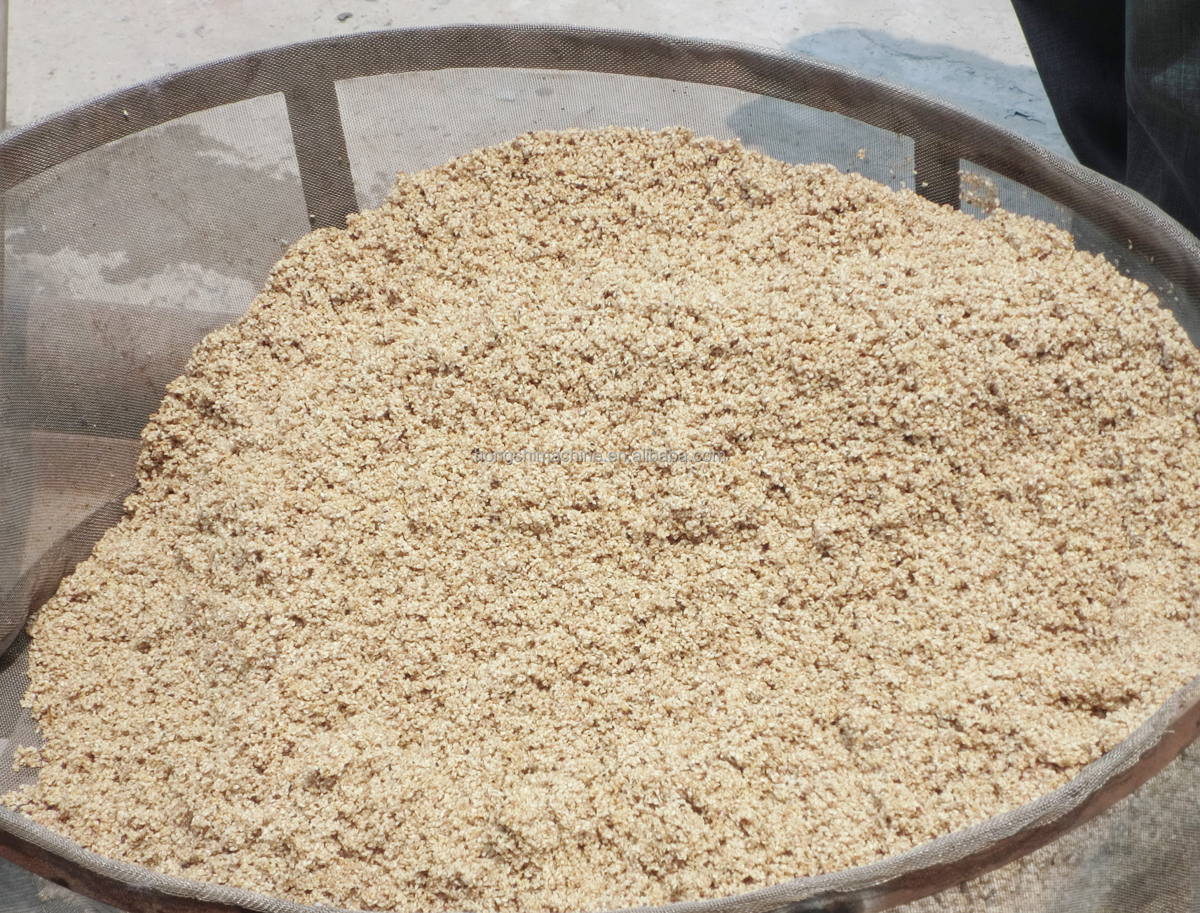 Customized Durable Black White Sesame Seed Peeling Machine for Sesame Peeling Processing