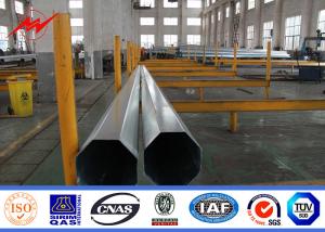 Quality 69kv 12m Transmission Line Electrical Steel Utility Poles For Steel Pole Tower wholesale