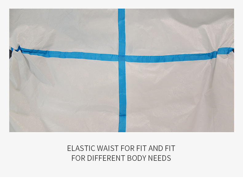White Disposable Surgeon Gown , Anti Virus Waterproof Disposable Coveralls