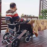 CE Handicapped Multifunction Foldable Electric Wheelchair