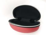 Big Size Red PU Glasses Holder Eva Hard Case For Sunglasses / Eyewear