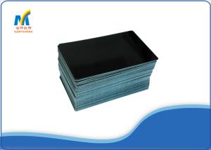 Quality Durable Black Sublimation Business Card Blanks , Modern Unique Business Cards wholesale