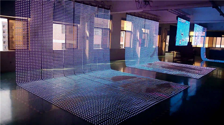 Lightweight High Brightness Outdoor Transparent Mesh LED Display