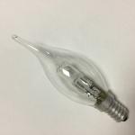E14 Halogen Globe Light Bulbs Bent Tip C35 Edison E14 28w Candle Bulb