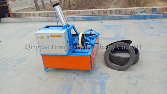 120cm Semi Automatic Tire Ring Cutter Scrap Tire Bead Ring Cutting Machine
