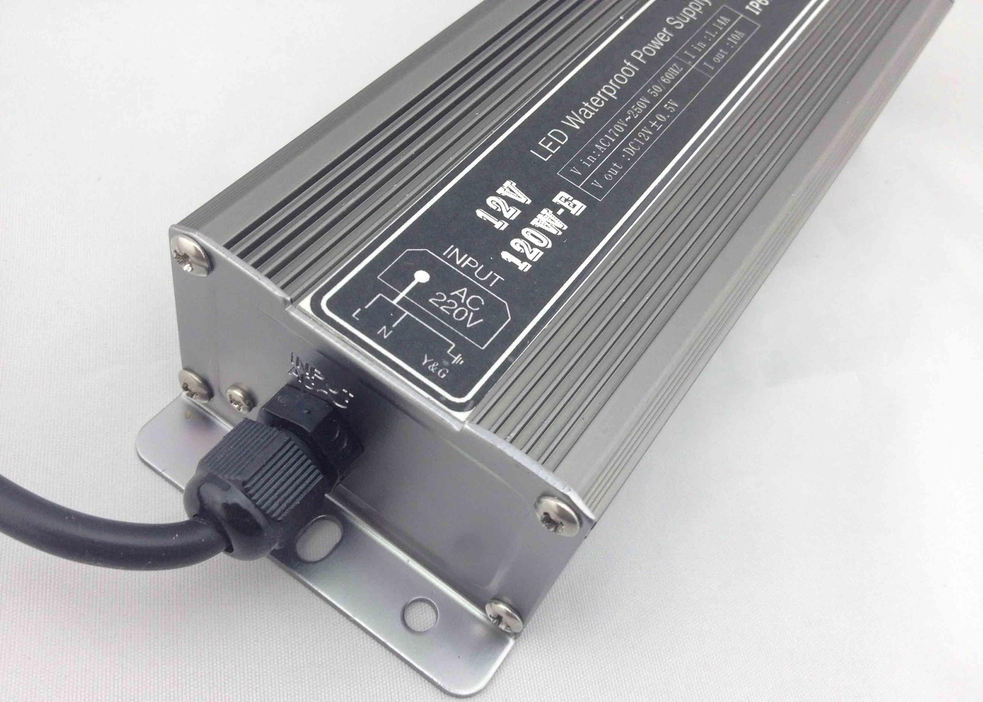 12V IP67 Waterproof Led Strips Power Supply 10W to 200W with CE ROHS