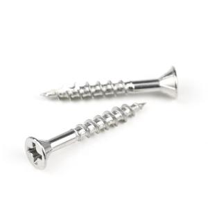 Quality Stainless Steel304 25mm Phillips Flat Head Wood Chipboard Screw for Precise Fastening wholesale