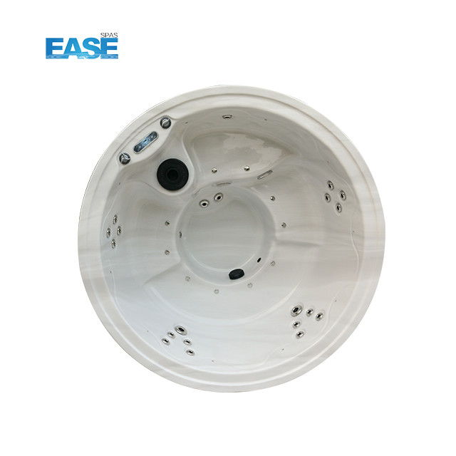 5~6 Round Hottubs Outdoor Bath Spa Tub 2.5HP Pump 2-Level Step