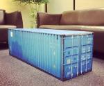 Industrial Shipping Container Furniture Coffee Table Container Cabinet