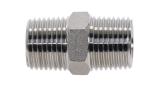 150psi 1/2" Male To 1/2"Male Stainless Steel Pipe Fitting NPT Hex Nipple