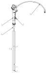Medical 8.5Fr Ureter Digital Flexible Ureteroscope Disposable