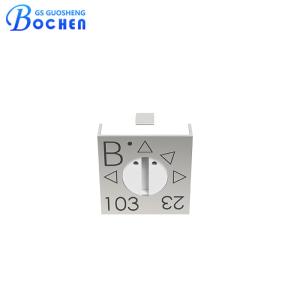 Quality 3314J 10k Ohm 4mm Single Turn Square Cermet Trimmer Potentiometer wholesale
