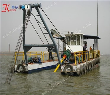 Diesel Engine Draft 1.3m Sand Dredger River Sand Mining machine