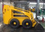 4 Stroke Diesel engine 4WD Skid Steer Loader Rental 0.4 - 0.5 m3 Bucket Capacity