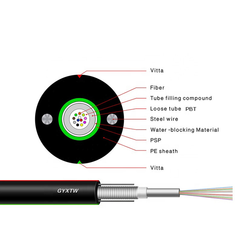 ANATEL 1 2 4 Core G657A FTTH Drop Cable