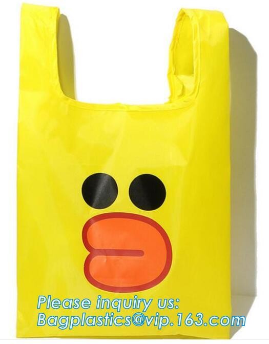 Recycled Foldable Nylon Polyester Tote Bag with logos polyester shopping bag Custom advertising handle non woven bag PAC