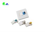 1 Core ABS Plastic Outdoor Fiber Termination Box High Safety Fiber Optic Socket