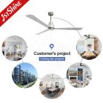 Vintage 220V DC Metal Blade Ceiling Fan Energy Saving Lower Noise