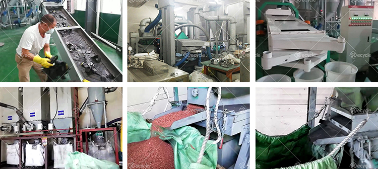 Fully Automated Waste Car Lead Acid Battery Recycling Plant For Lithium Ion Batteries