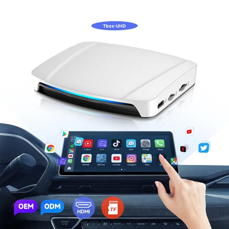 Android 13.0 Wireless CarPlay Multimedia Video Box CPC200-TBox UHD SDM660 8G 128Gb