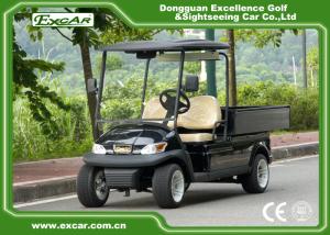 Quality 2 Seater Electric Golf Utility Carts Electric Hotel Buggy Car with Aluminium Cargo wholesale