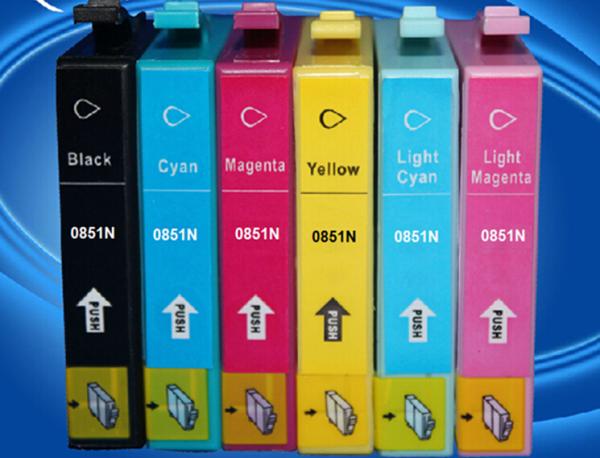 100% Brand New for epson T0851-T0856 T0851N-T0856N Ink Cartridges T0851N for