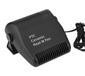 Quality 150w 12v Mini Portable Car Heaters Electric Black Color Long Working Life wholesale