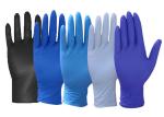 9 Inch Blue Powder Free Exam Disposable Nitrile Gloves V201 with Customization