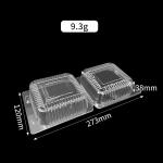 Plastic Hinged Fruit Clamshell Packaging Thermoformed PET Customizable