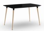 Wooden Legs Rectangle MDF 20kgs 120x80cm Modern Dining Table