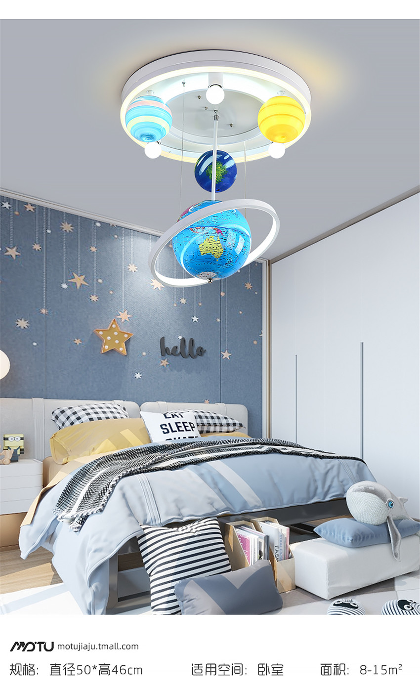 Nordic Luxury Children's Ceiling Lights for Boys Girls Bedroom globe pendant light(WH-MA-142)