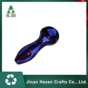 Quality Blue 3.5inch Borosilicate Handmade Glass Pipe wholesale