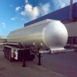 3 Axles 42000L 28t Insulated Carbon Steel Tanker Semi Trailer with Fuwa Axle 13t