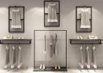 OEM And ODM Service Clothing Display Rack / Clothing Wall Display
