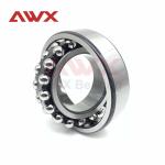 27mm Width Self Aligning Double Row Ball Bearings Industrial Nylon Cage Open
