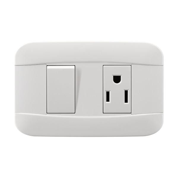 American Standard Wall Switches And Sockets , 1 Gang 2 Way White Sockets And