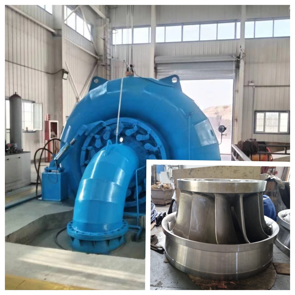 200kW-20MW Hydroturbine Brushless Excitation Generator For Power Generation