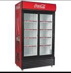 An Economical Refrigerated Freezer Display Cabinet Direct Cooling High-Capacity