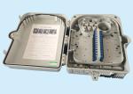 24 CORE Optical Fiber Distribution Box Pole Mounted Metal / Plastic