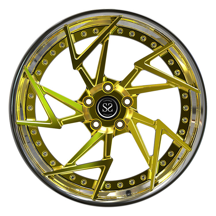 21 inch 5*120 2 piece forged deep concave forged wheels rims for luxury cars