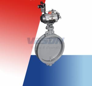 Quality General Pneumatic Butterfly Valve In Ventilation And Air Conditioning Systems HVAC Industry wholesale